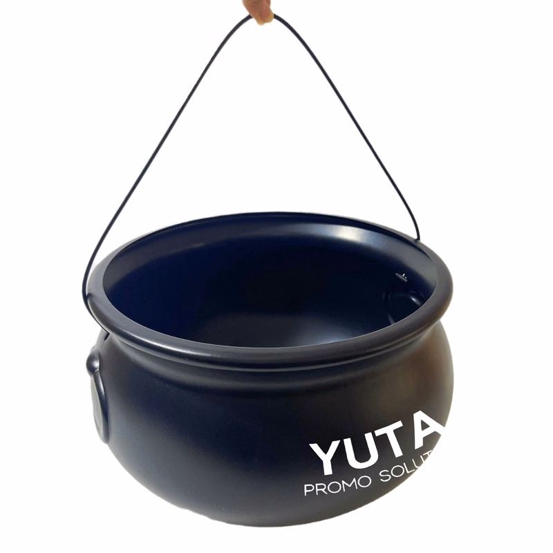 Big Size Halloween Witch Candy Jar Cauldron