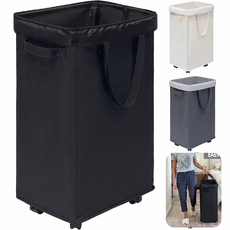 Foldable Laundry Baskets with Removable Wash Bags