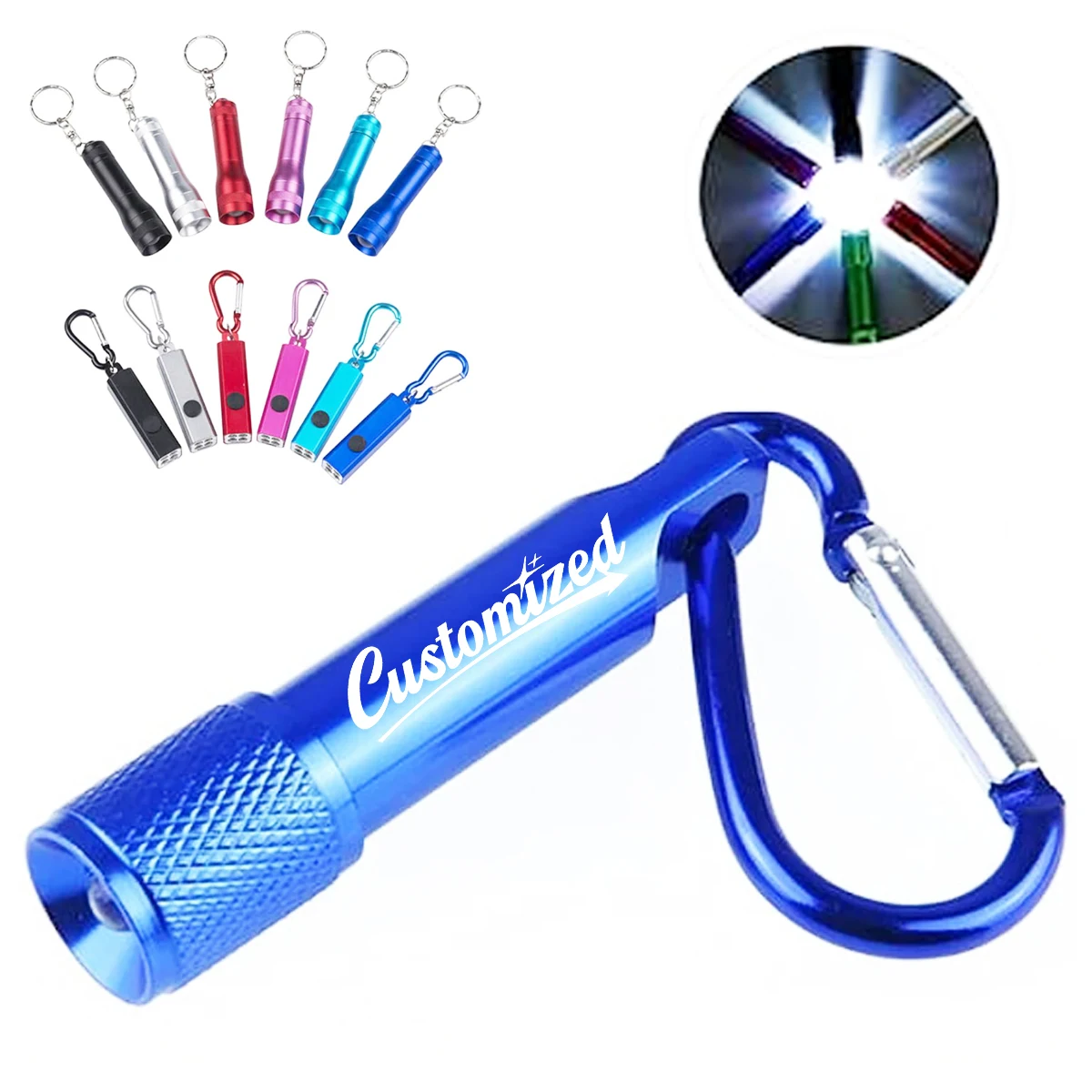 Mini LED Flashlight Keychain with Metal Body 1