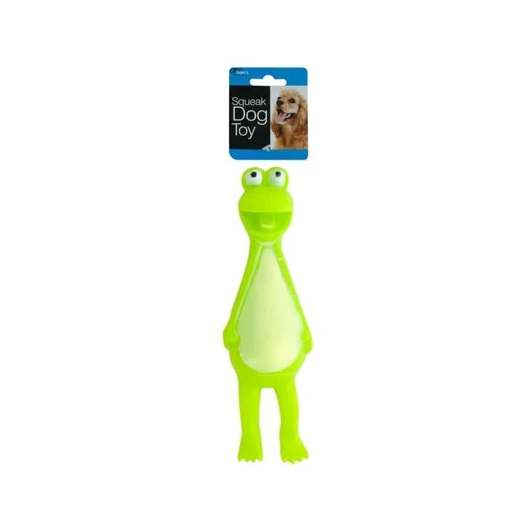 Frog Squeak Dog Toy Assorted 1