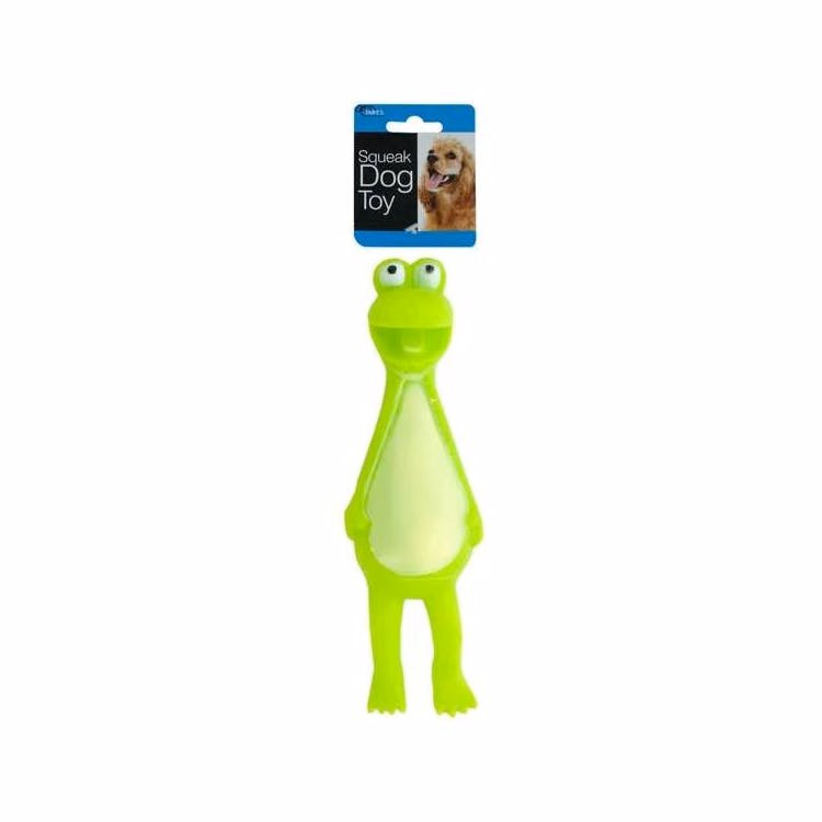 Frog Squeak Dog Toy Assorted