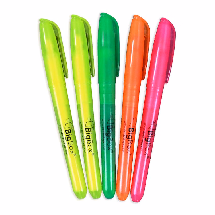 BigBox Highlighters Assorted 5pk
