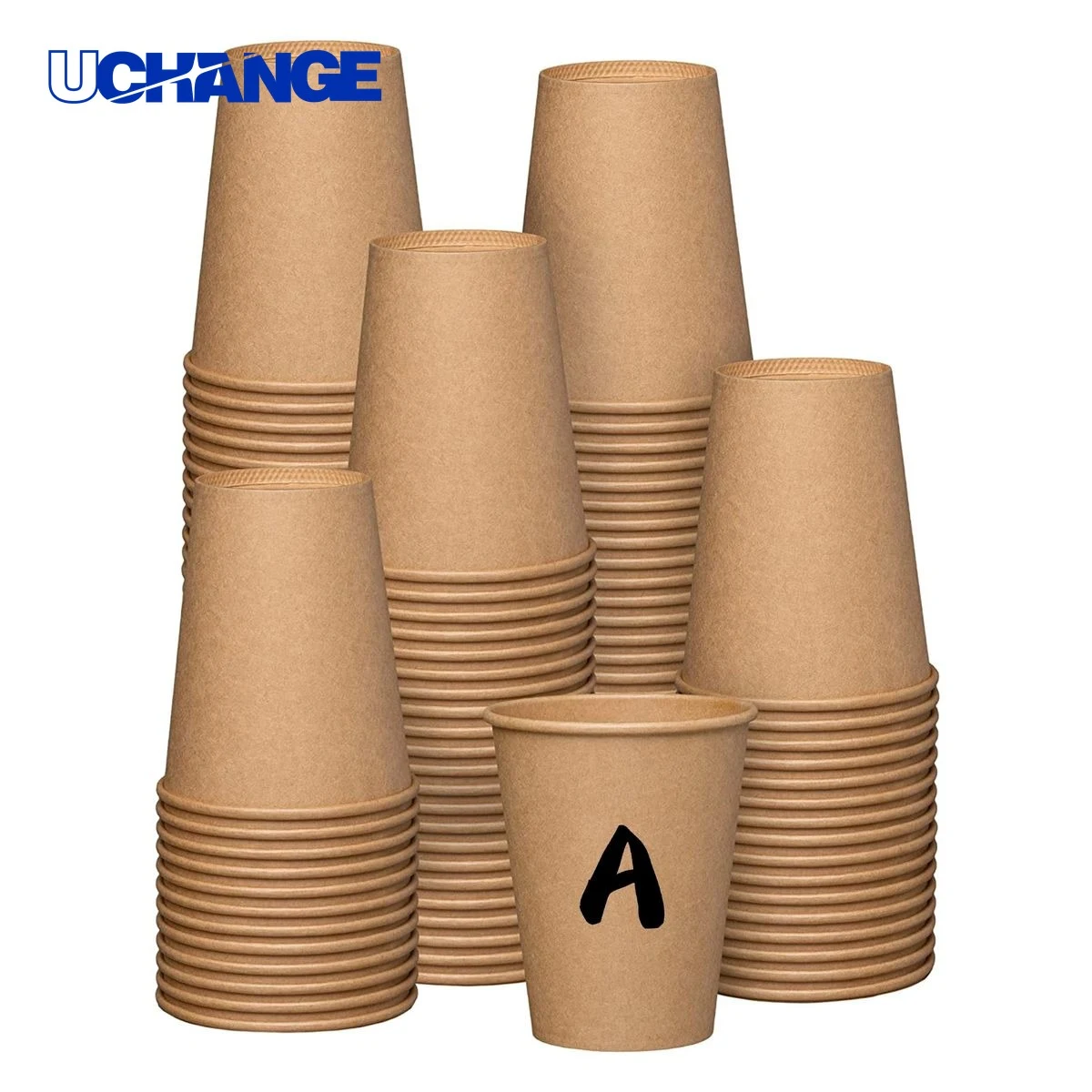 12 oz Kraft Paper Coffee Cup Container for Takeaway 1
