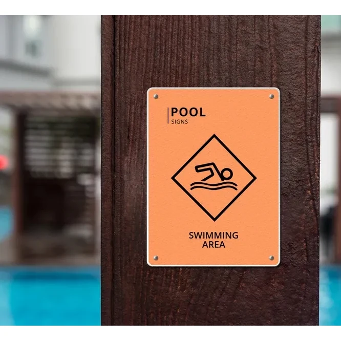 Pool Signs (1ft x 1ft/sqft) 1