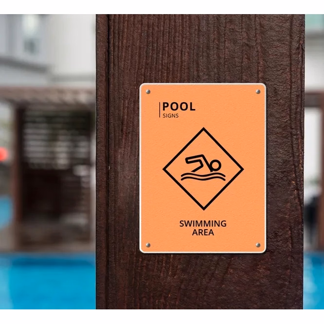 Pool Signs (1ft x 1ft/sqft)