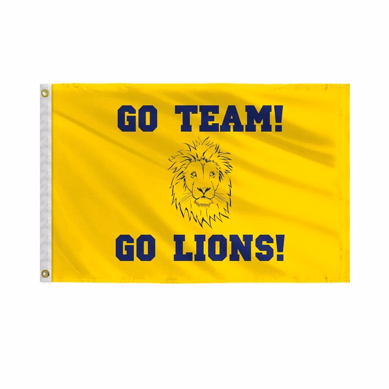 Lion Mascot Flags