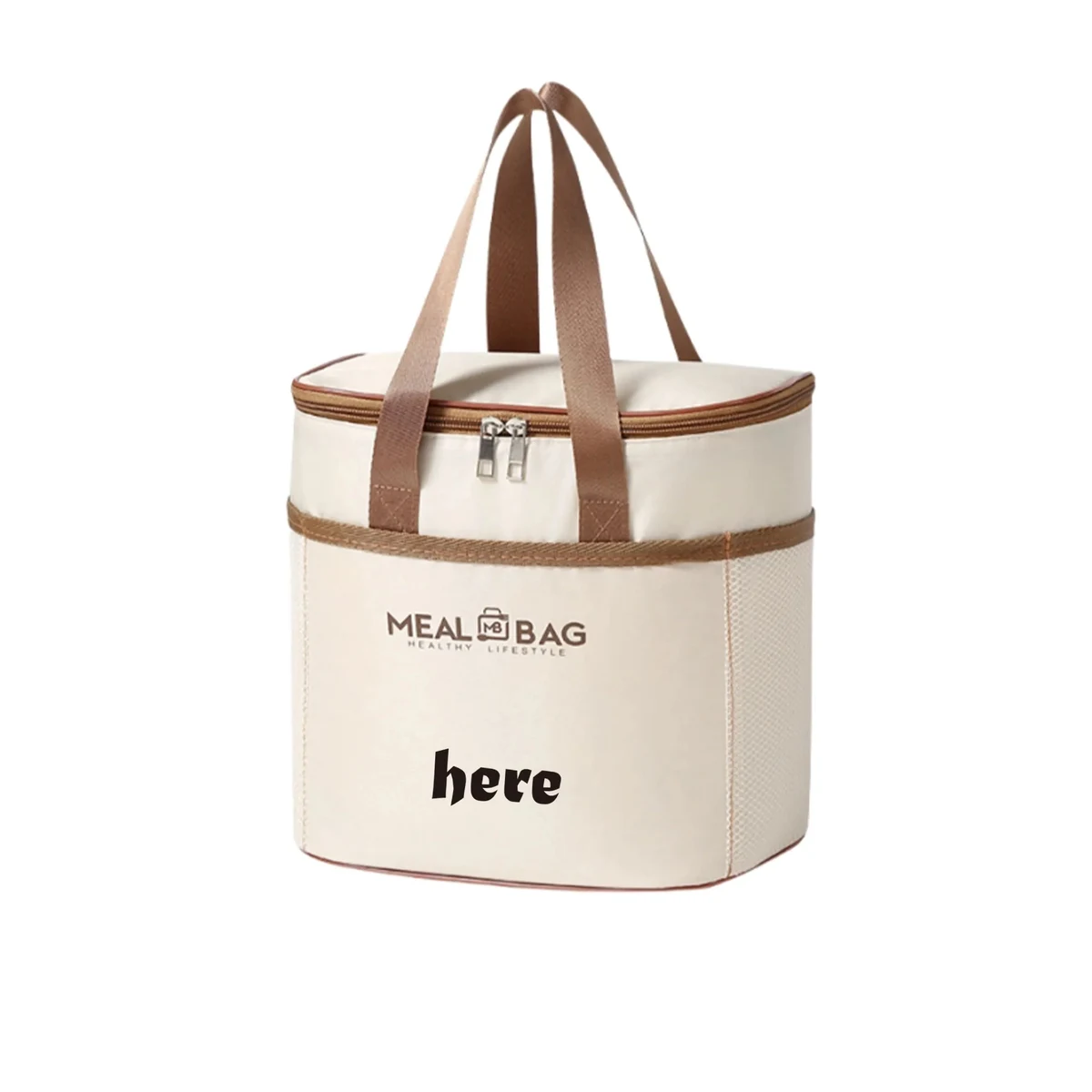 Insulated Oxford Lunch Tote Bag 1