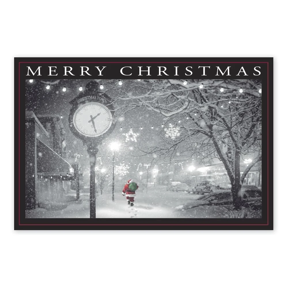 Midnight Walk Christmas Postcards 1