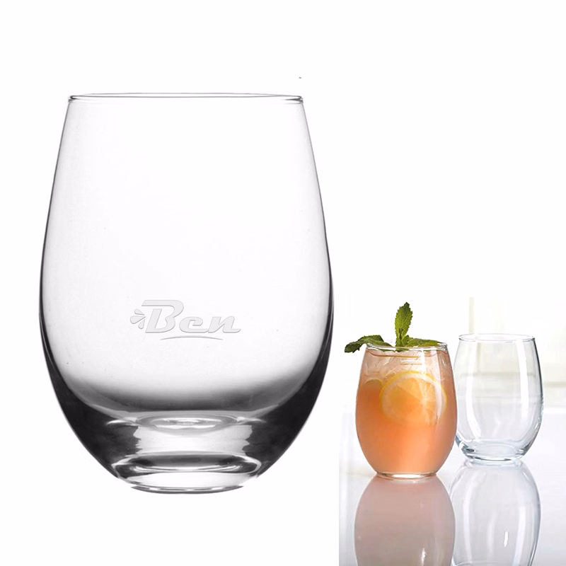 Basics Stemless Wine Glasses