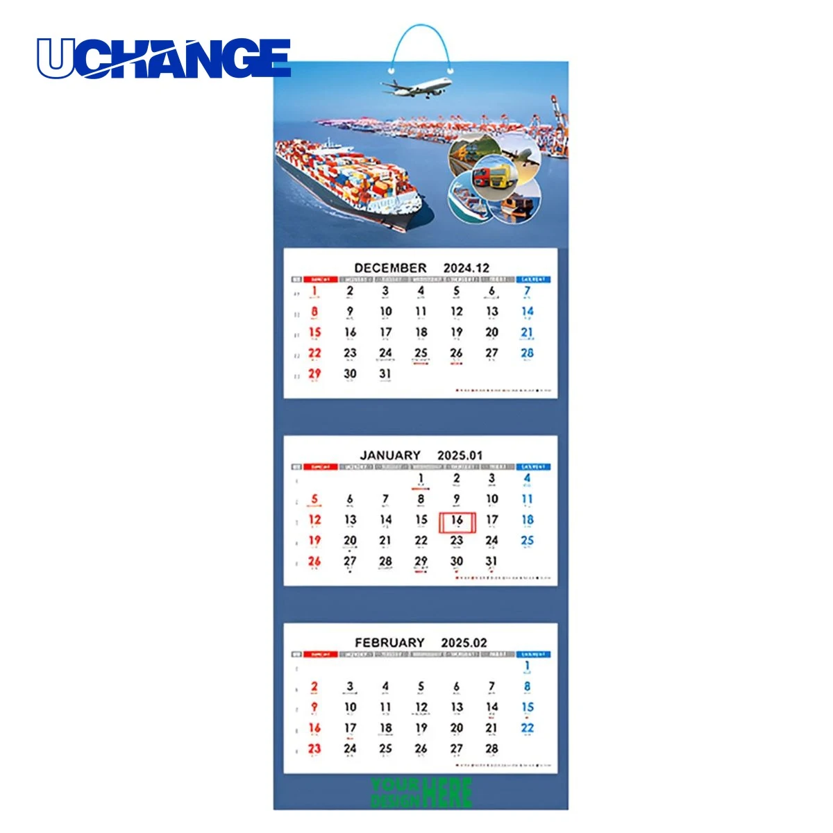 Customizable 2025 Wall Calendar 1