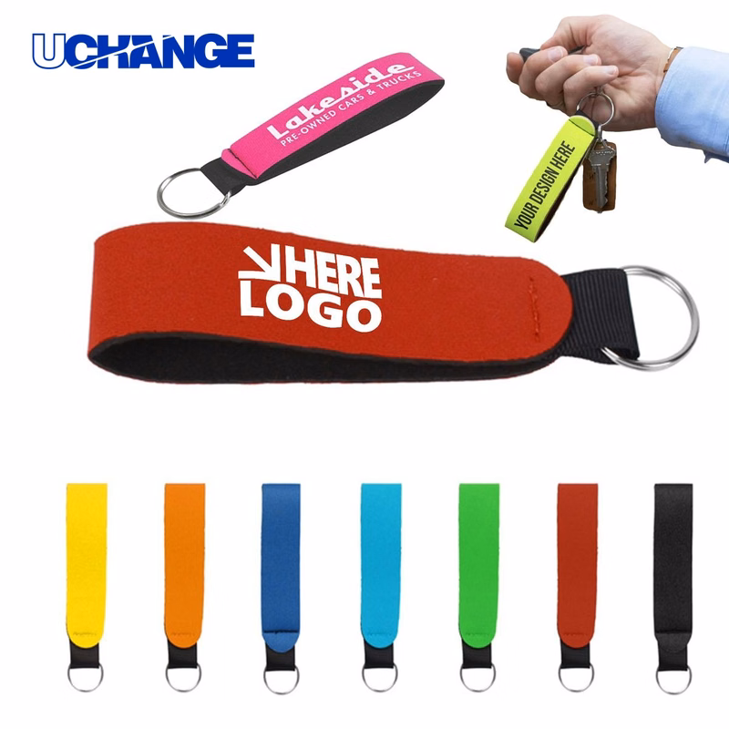 Neoprene Wristband Key Tag