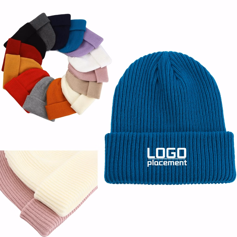 Winter Knitted Beanie, Warm, Various Colors