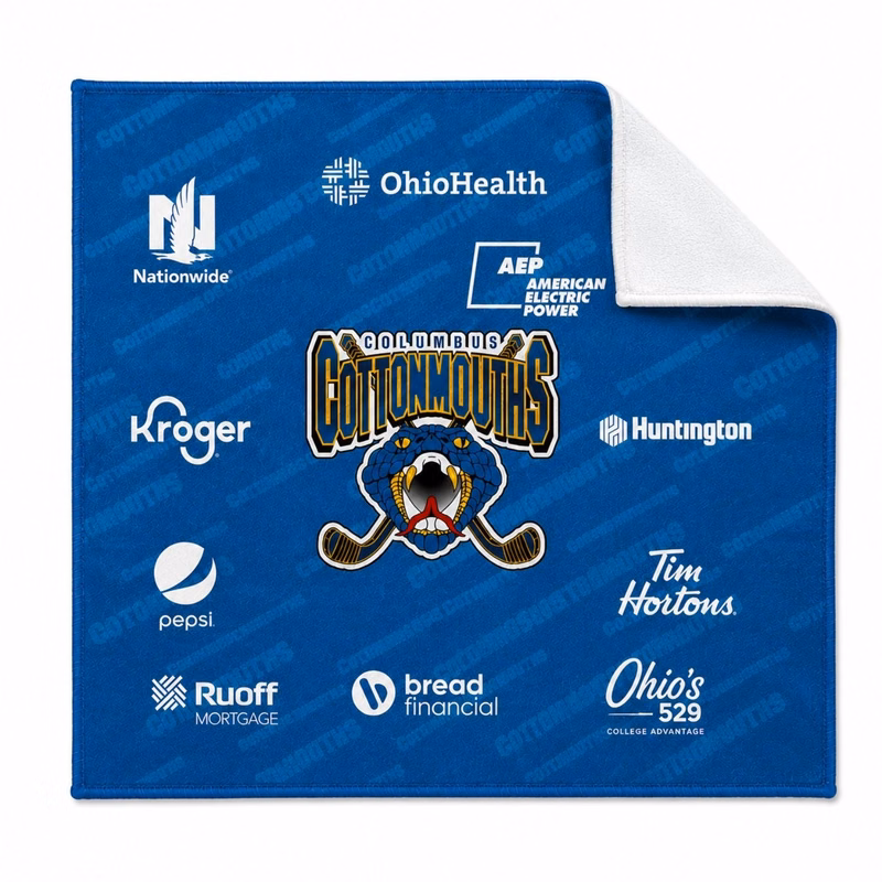 24 Hr Express Ship - Microfiber Dri-Lite Terry Rally, Sweat, Skate Towel, 15x15, Sublimated