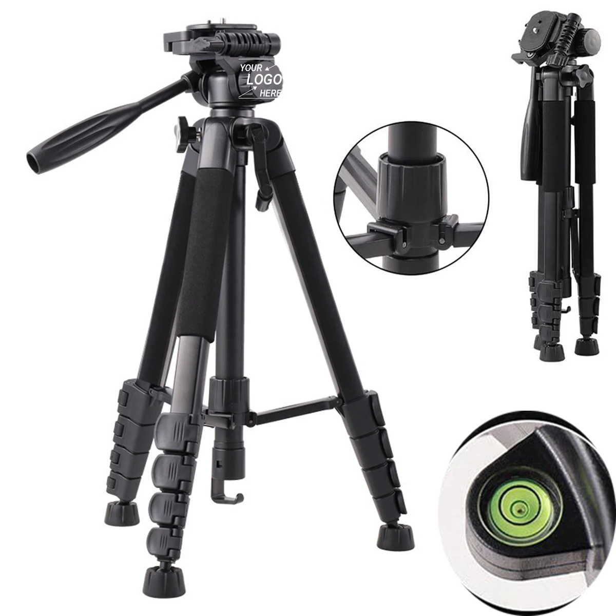 Portable Aluminum Travel Camera Tripod Stand 1
