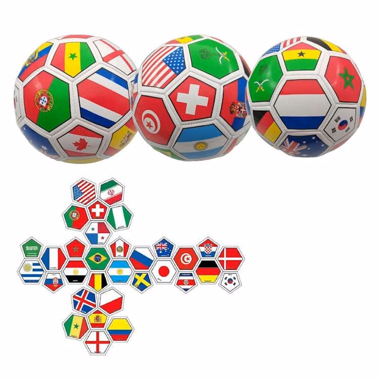 Soccer Ball World Flag Design - Size 5