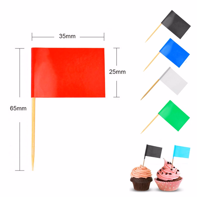 Fruit Salad Toothpick Flags