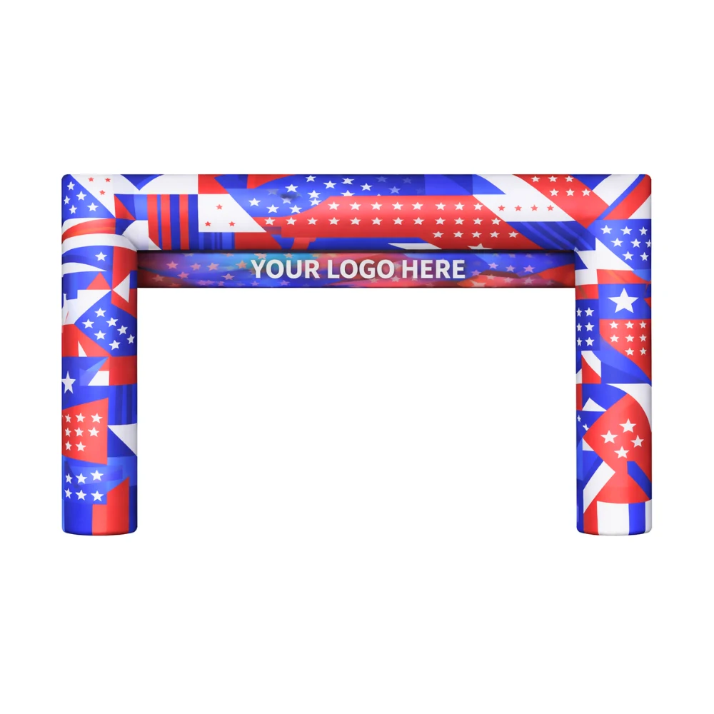 35' Cold Air Arch Square w/ Banner 1