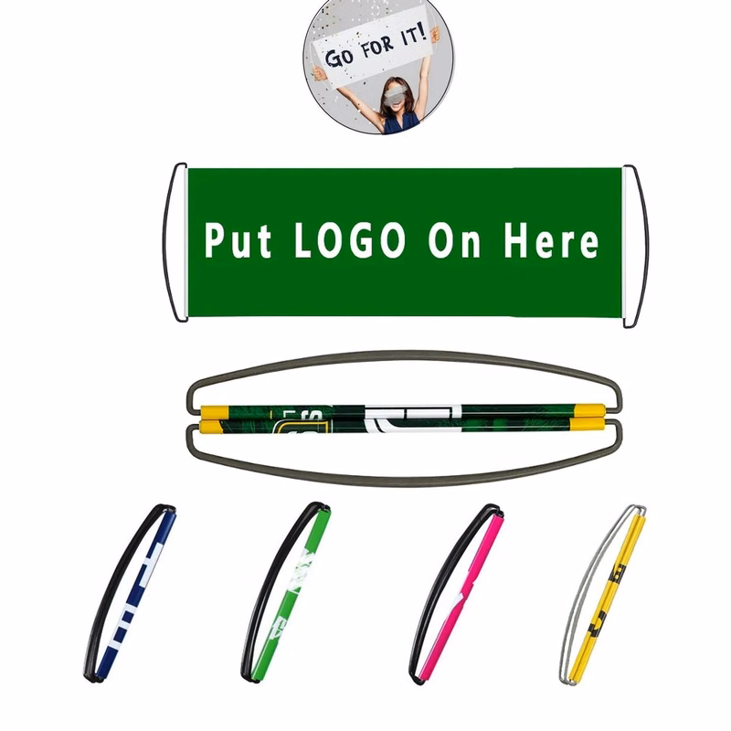 Handheld Retractable Flag Banner Display