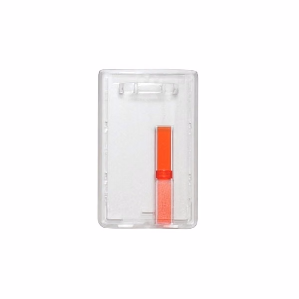 2.28" W x 3.60" H - Vertical Rigid Card Holder (Blank)