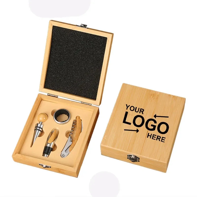 Bamboo Box Wine Openner Set 1