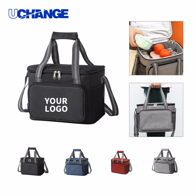 Insulated Lunch Bag Cooler 12 x 7.5 x 9 Inches