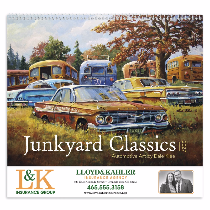 Triumph® Calendars Junkyard Classics by Dale Klee Calendar