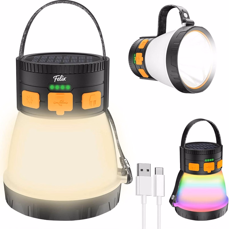 Solar Rechargeable LED Camping Lanterns
