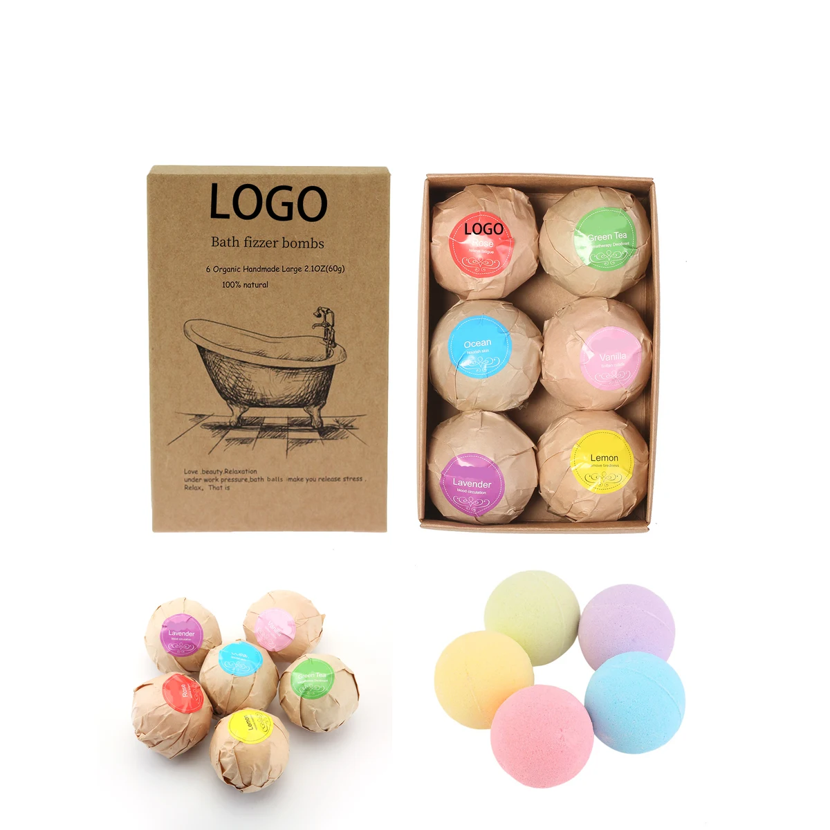 Scented Effervescent Soak Sphere Pack 1