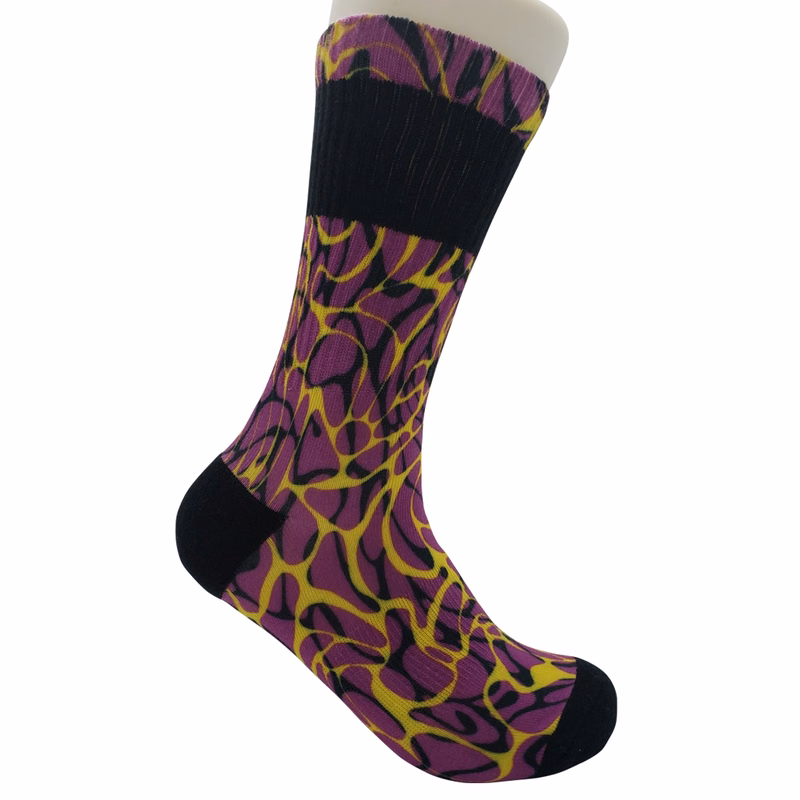 360 Degree Seamless Full Color DTG Athletic CREW Socks