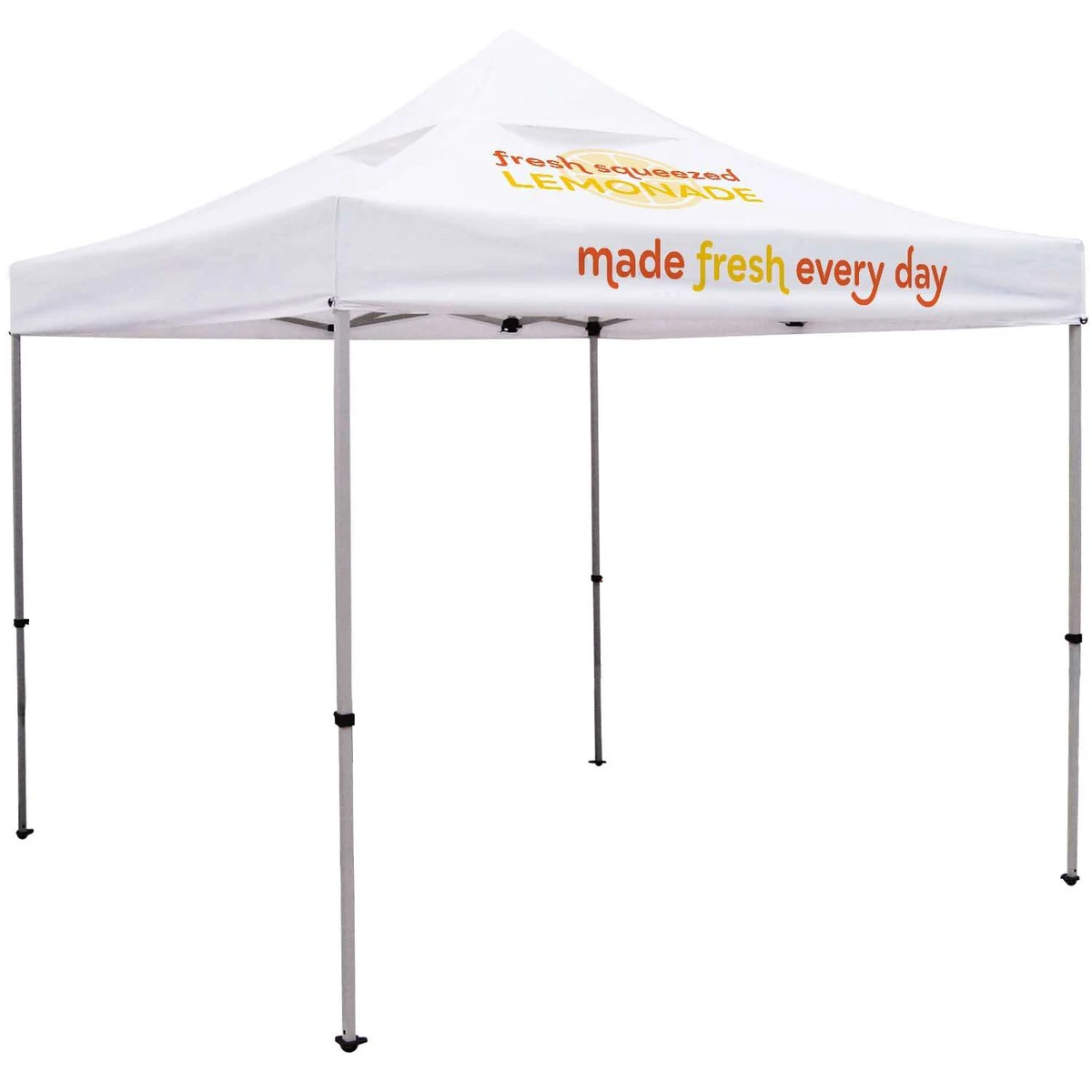 10' Deluxe Tent Kit with Vented Canopy (Imprinted, 2 Locations) 1