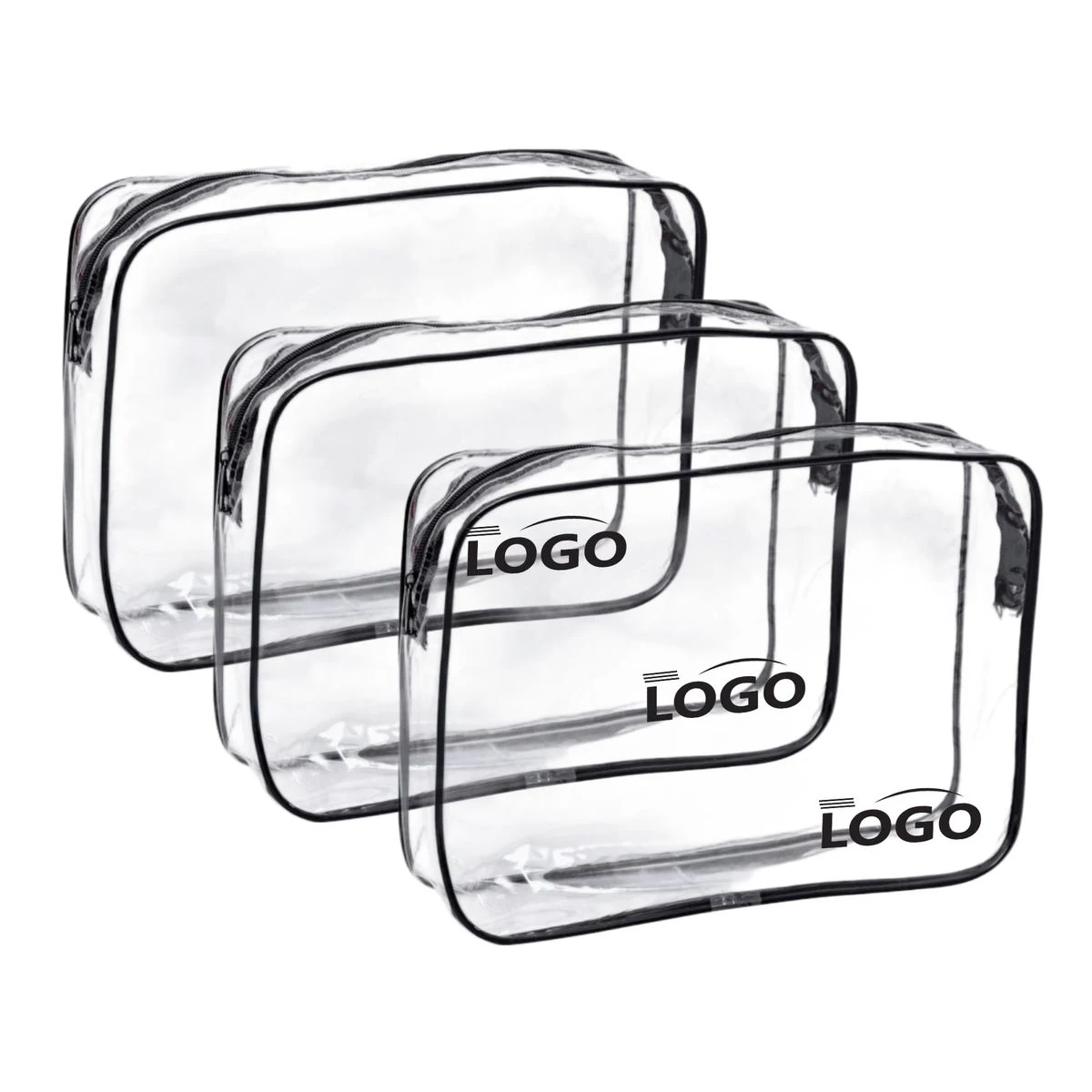 Clear PVC Toiletry Bag Travel Cosmetic 1