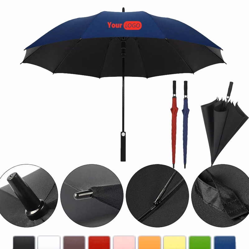 27inch Large Luxury Promotional Branded Custom Golf Umbrella