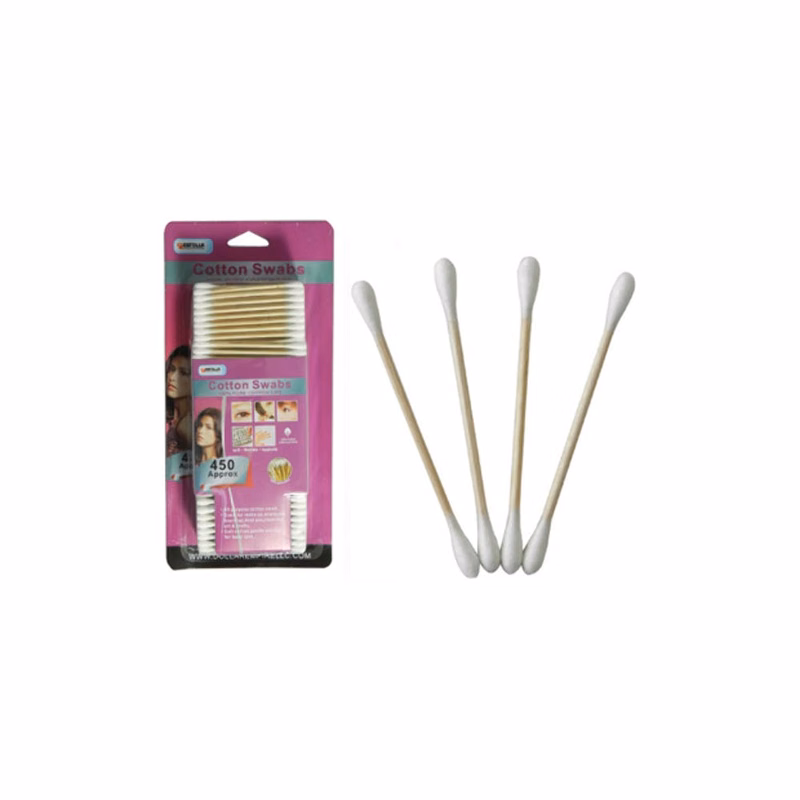 Cotton Swabs - Wooden Stick 450 Count