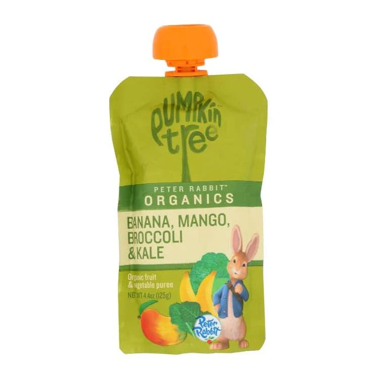 Peter Rabbit Baby Food 10pk - Kale Broccoli Mango 1