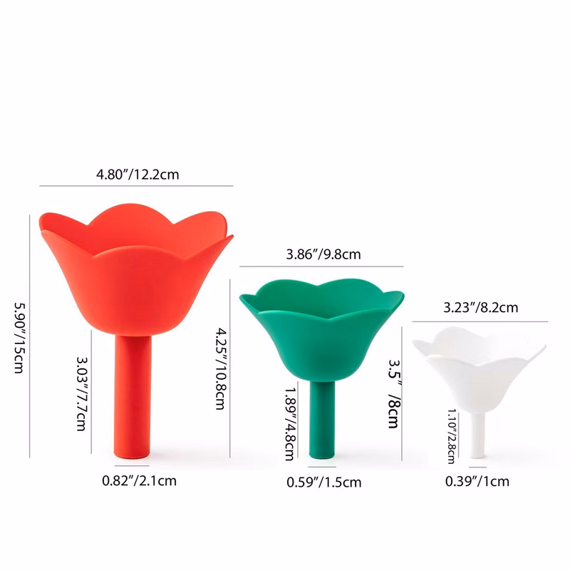 Silicone Funnel Set Christmas 
Funnel Tree