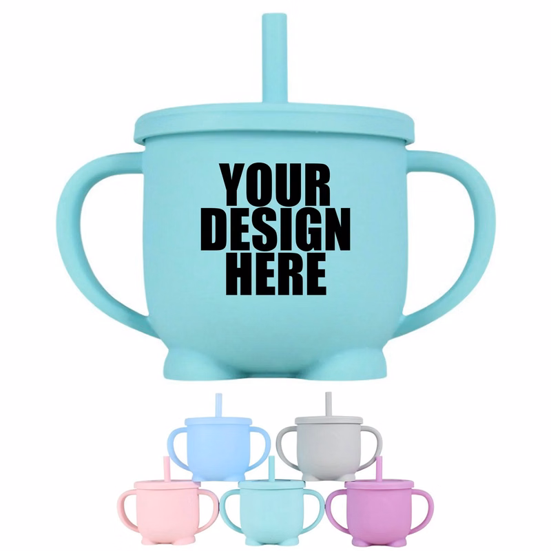 Silicone Training Straw Cup
