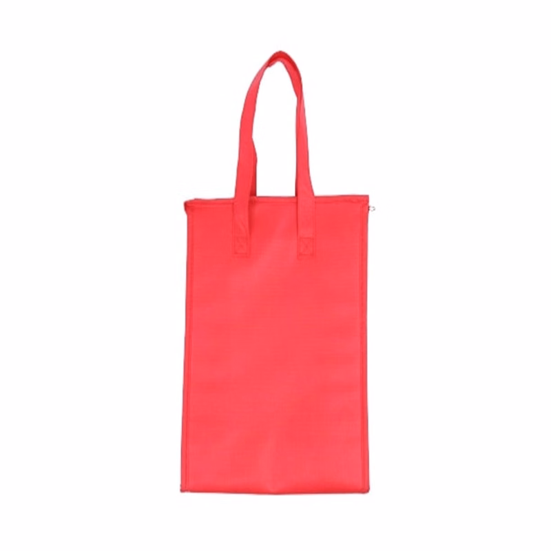 Zipper Insulated Cooler Bag with Long Handle