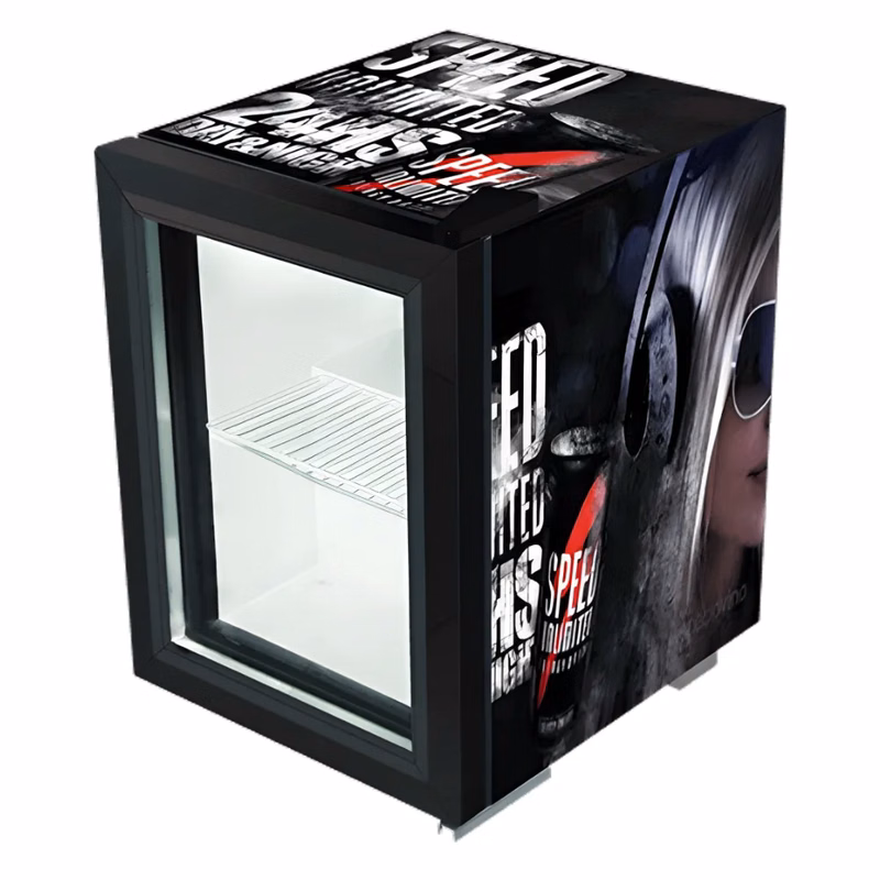 25L Mini Fridge with Glass Door