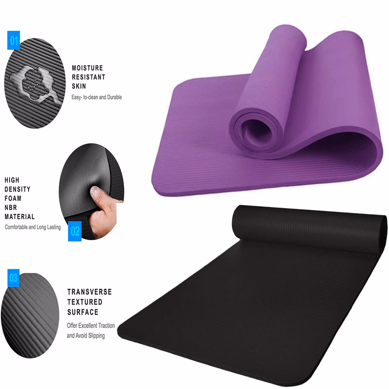 Striped Yoga Mat