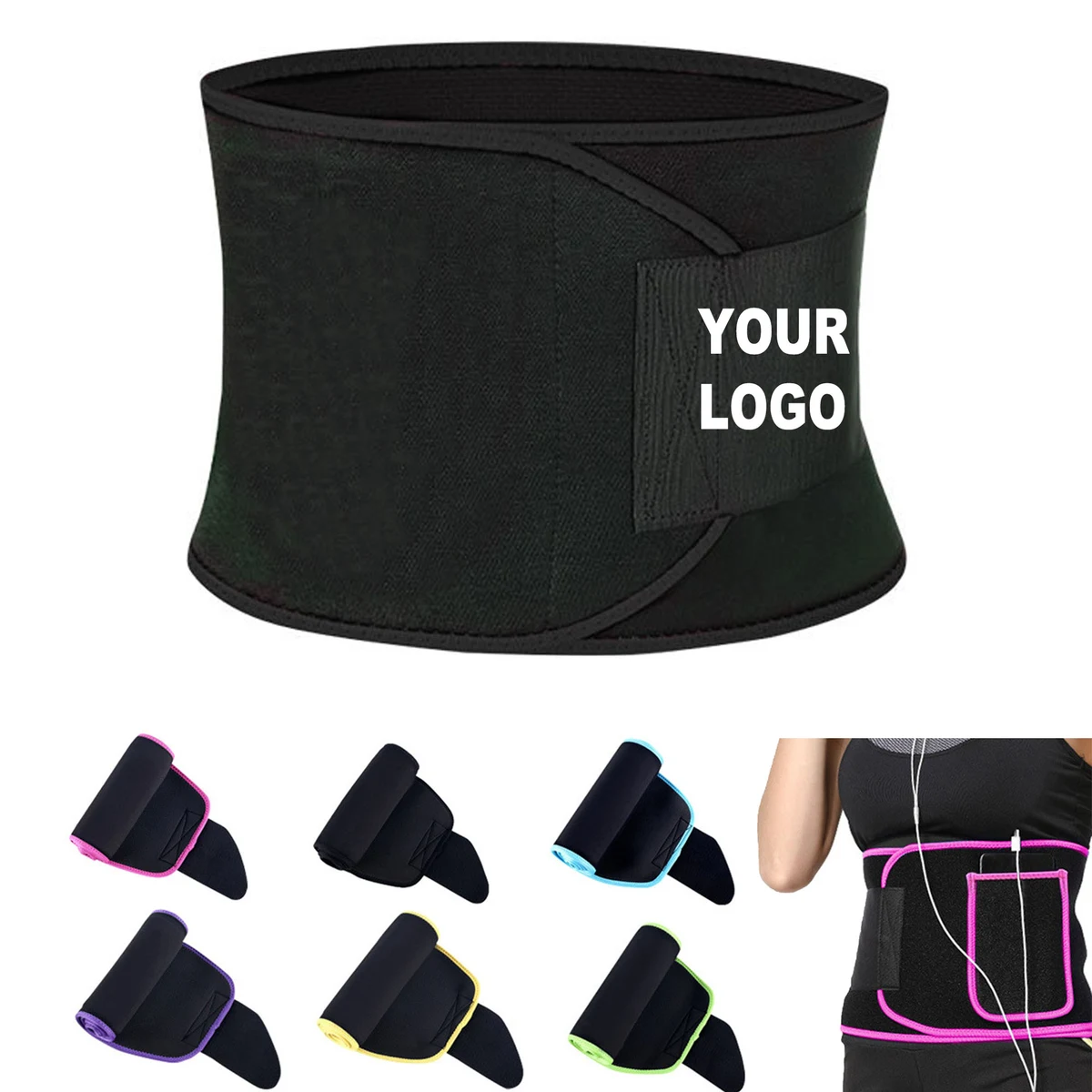 Sweat Waist Training Band Trimmer Belt 1