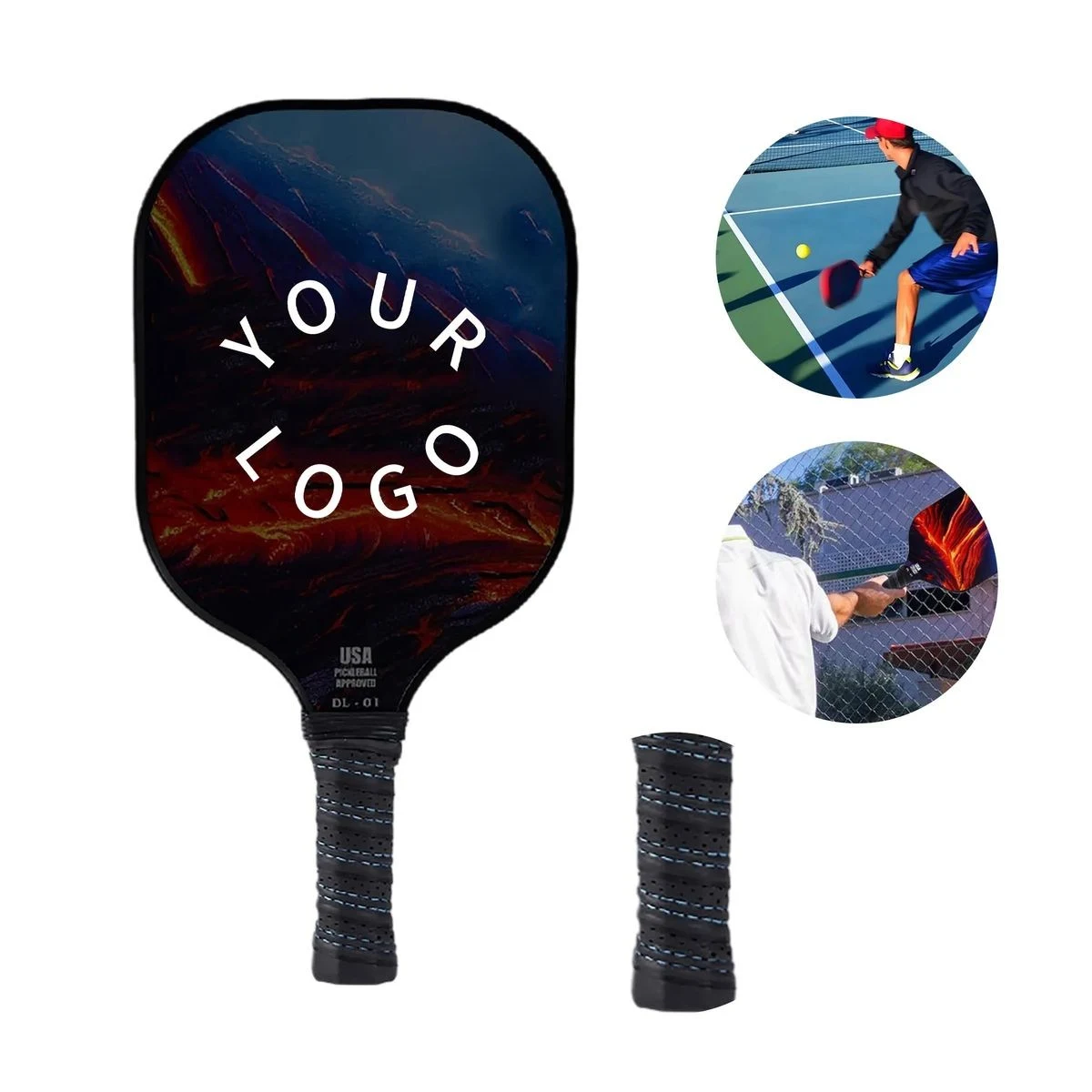 High-Performance Fiberglass Pickleball Racquets with Honeycomb Core 1