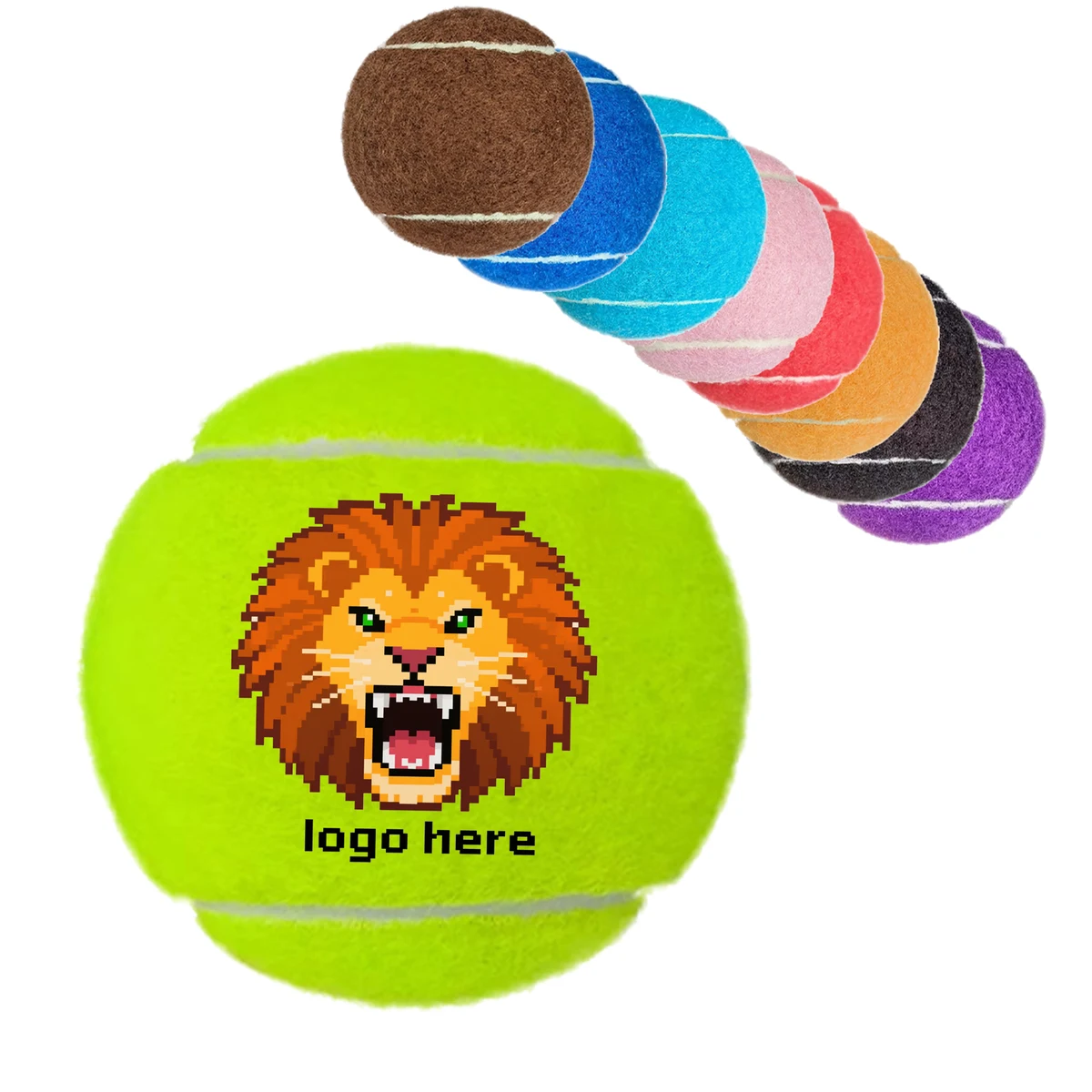 Vibrant Rubber Fetch Training Ball 1