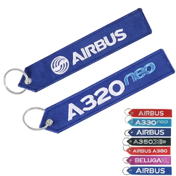Custom Embroidered Flight Keychain 1