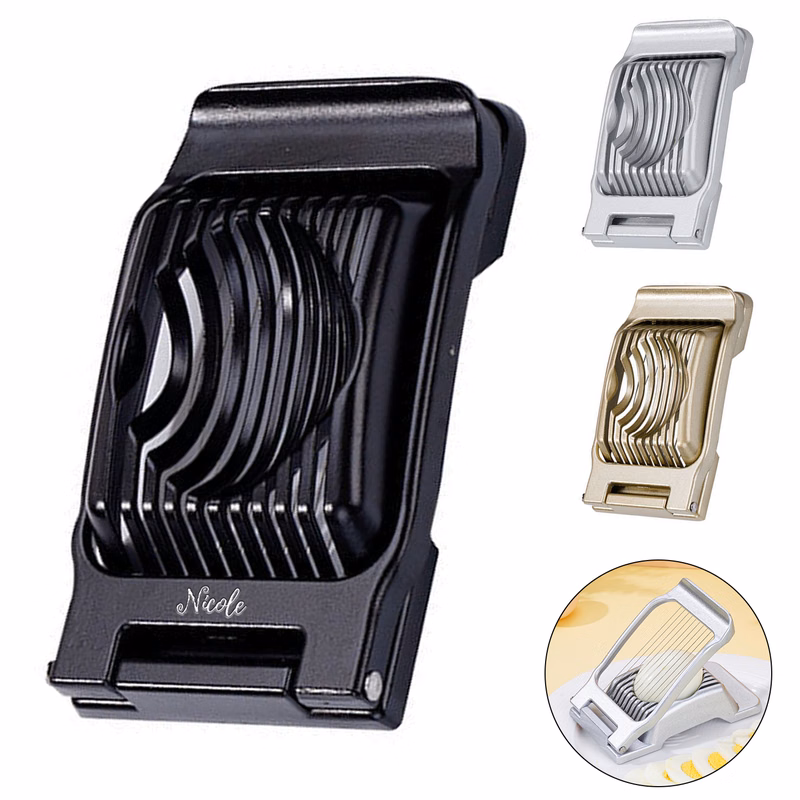 Multi-Function Aluminum Egg Slicer Kitchen Tool