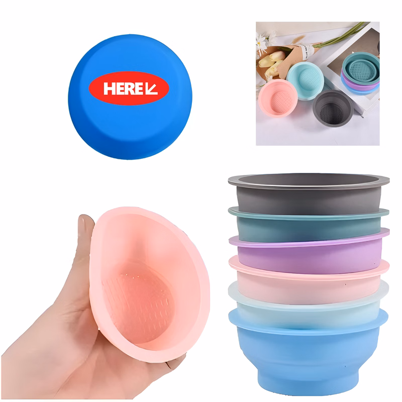Travel Folding Color Mixing Silicone Cup
