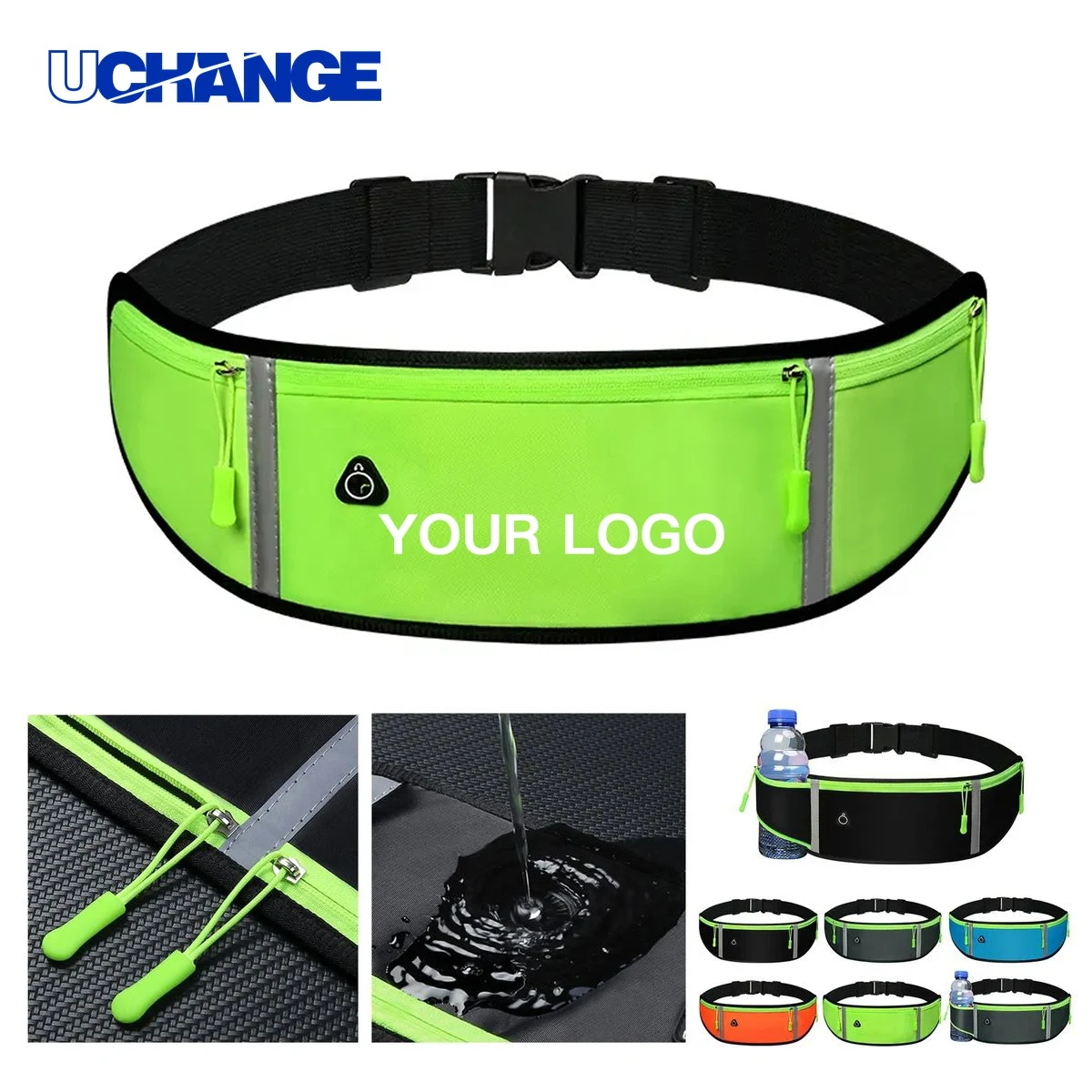 Waist Bag Organizer Nylon Travel with Multi Pocket Design 1