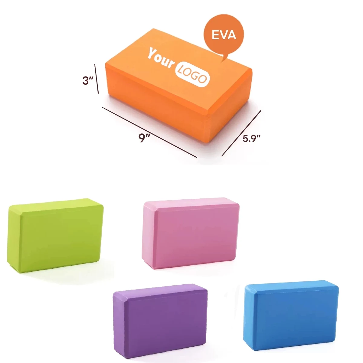 EVA Yoga Block Brick MOQ 50PCS 1