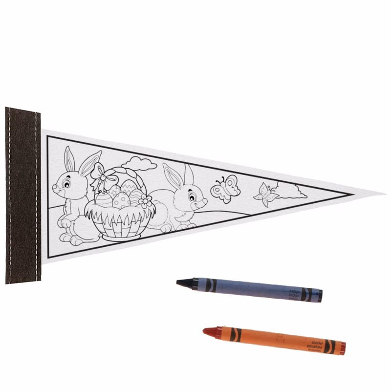 Pennants - 4" x 10" Color Me