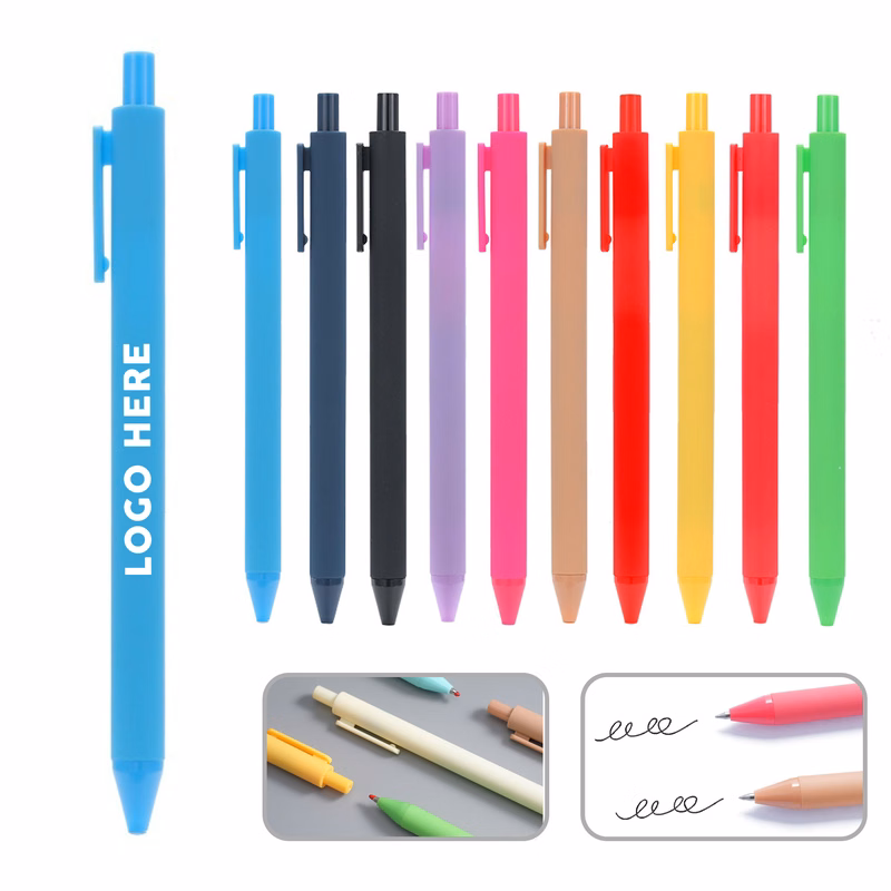 Soft Touch Retractable Ballpoint Pen