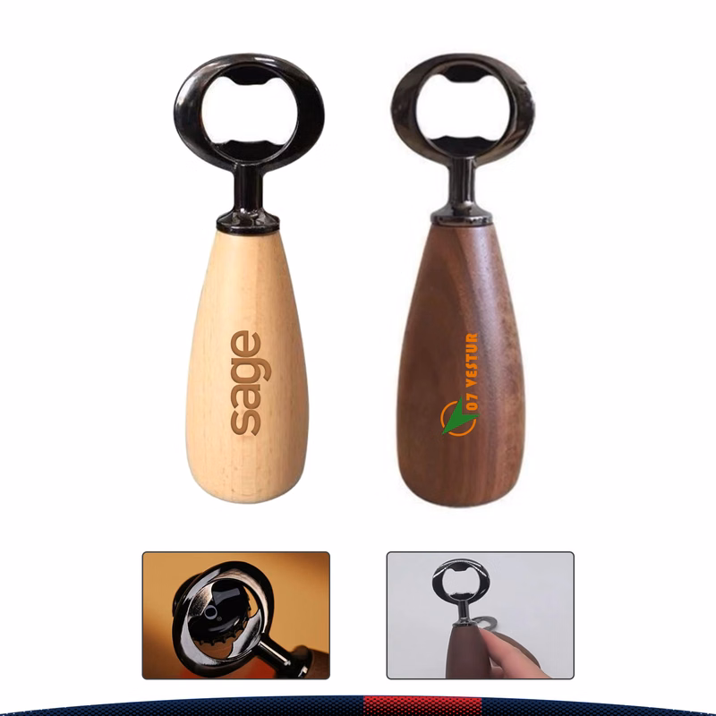 Forestelle Wooden Handle Bottle Opener